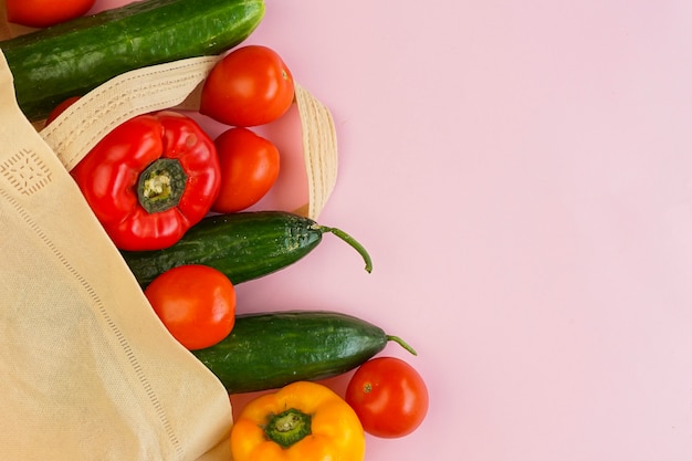 Selective focus, colored vegetables, the concept of proper nutrition