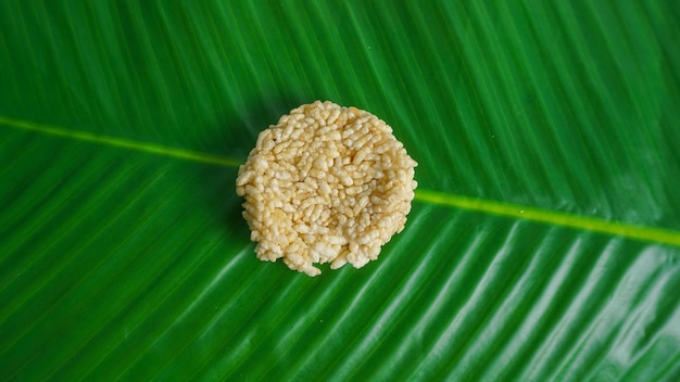 Selective image focus of Rengginang is one of type traditional snack from Java