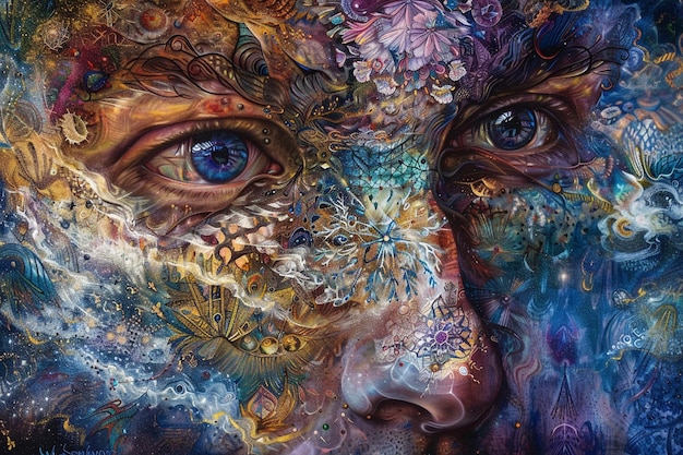 self potrait of midjourney by midjourney art