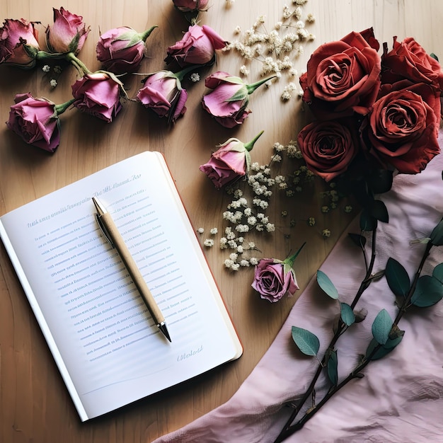 Selfcare routine with journaling and reflection