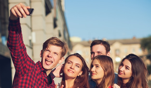 Foto selfie amicizia dolci ricordi per il tempo libero incontri concept