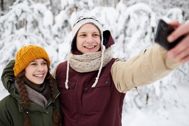 Selfie in Winter Park