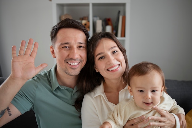 Foto ritratto selfie per videochiamata