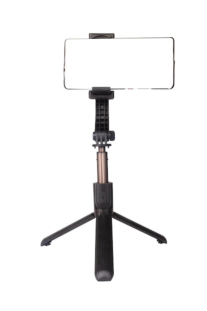 selfie stick digital isolated on white background