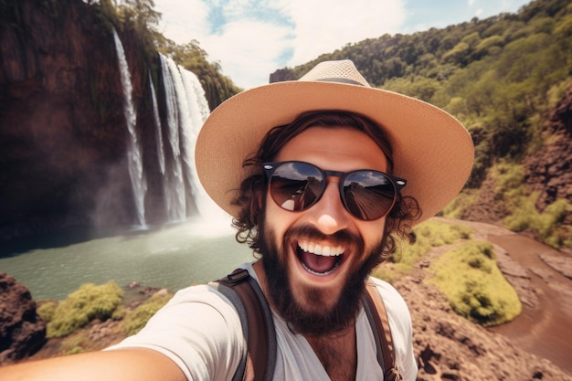  Premium Photo | Selfie travel or holidays concept