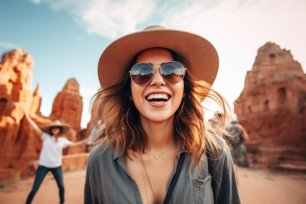  Premium Photo | Selfie travel or holidays concept