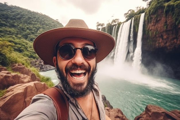  Premium Photo | Selfie travel or holidays concept