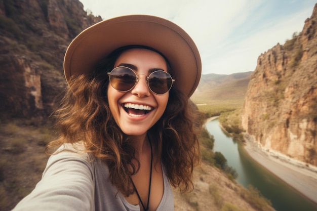  Premium Photo | Selfie travel or holidays concept