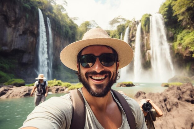  Premium Photo | Selfie travel or holidays concept