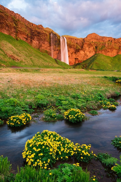 Seljalandsfoss waterfall, Iceland