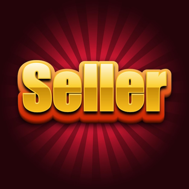 Seller Text effect Gold JPG attractive background card photo