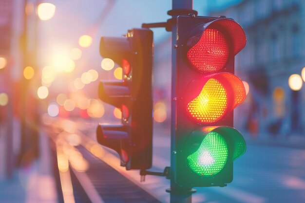 Photo semaphore signal traffic