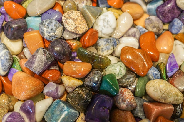 Semi precious stones Crystal Stone Types colored decorative rocks and stones