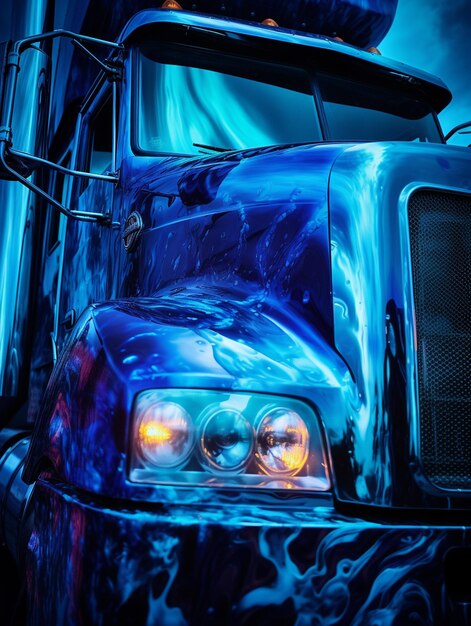 Photo semi truck wallpaper