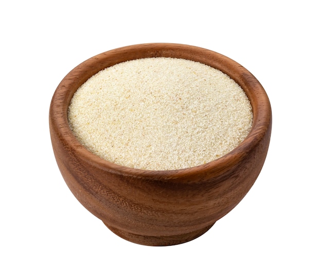 Semolina isolated