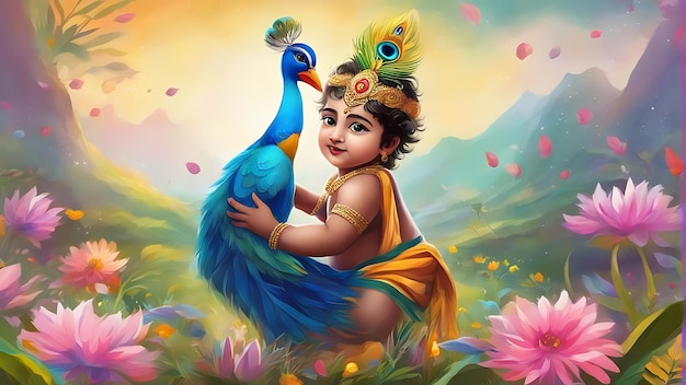 Foto invia sinceri auguri janmashtami a tutti i tuoi cari jai shri krishna