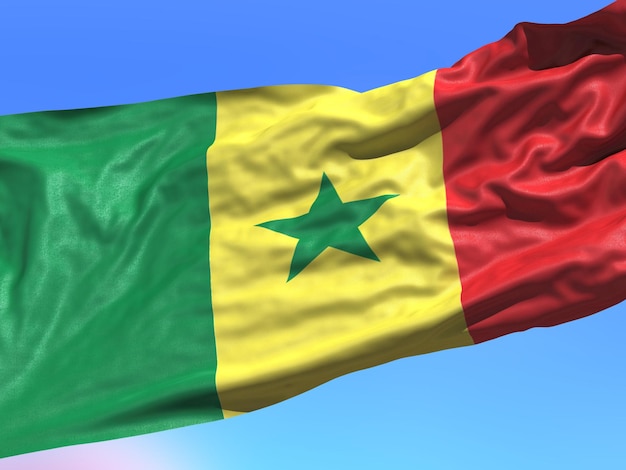 Photo senegal of flag