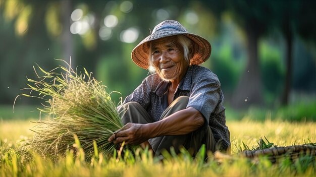 Foto senior boer