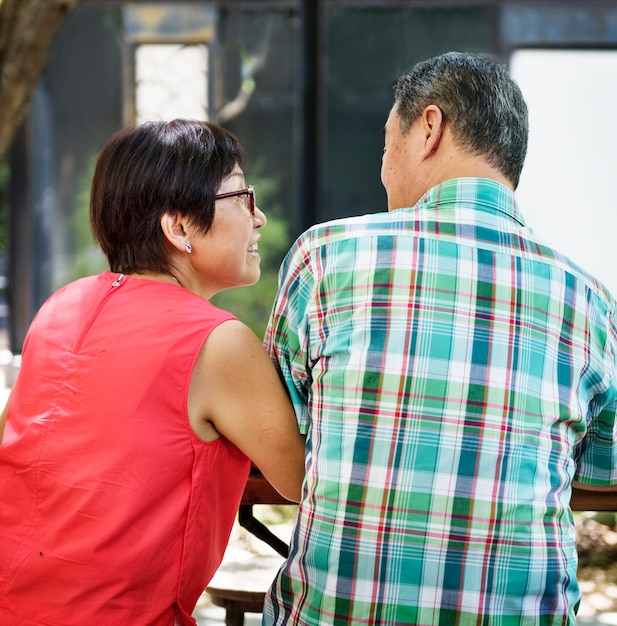 Senior Couple Leisure Outside Concept