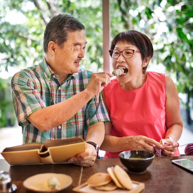 Senior Couple Leisure Outside Concept