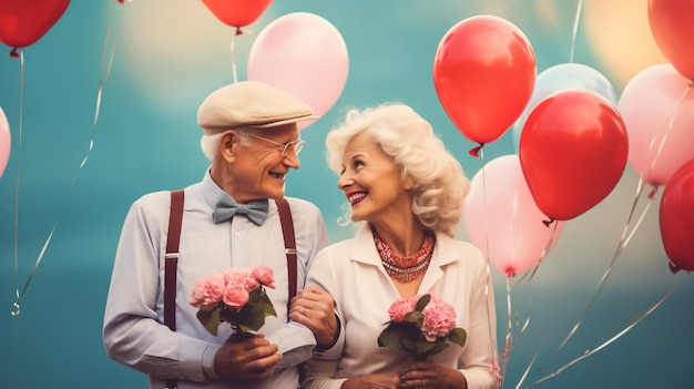 Photo senior couple together at home happy moments elderly people taking care of each other grandparents in love concepts about elderly lifestyle and relationship