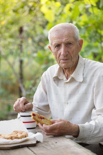 Senior man at the outdoor