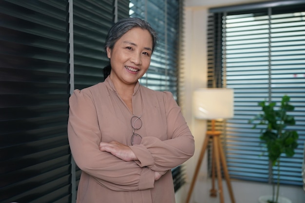 Senior Woman portrait In Retirement Home