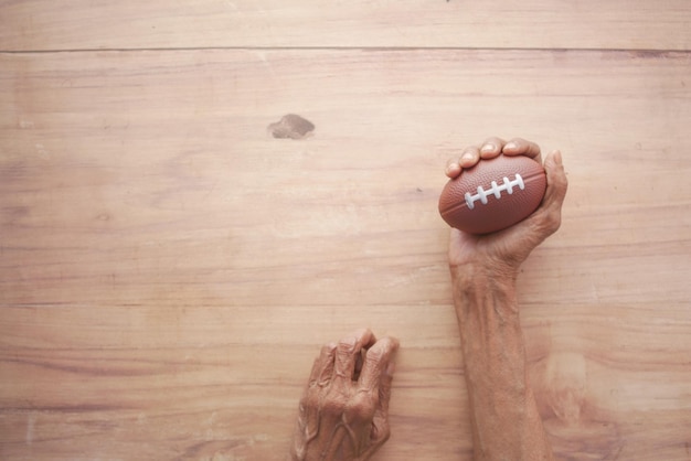 Senior women hand and finger strengthening exercises