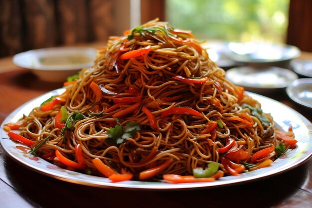 Photo sensational stirfry lo mein escapade