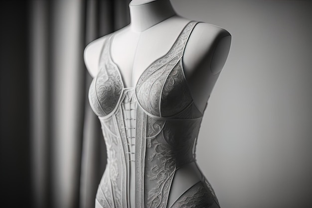 Sensual lingerie on a mannequin ai generative