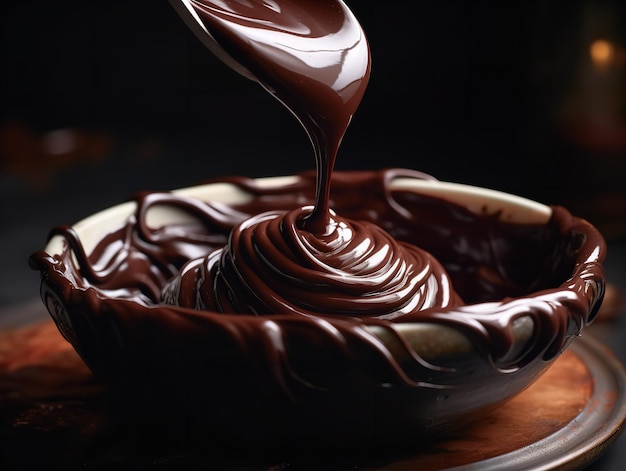 The Sensual Swirl of a Chocolate Ganache