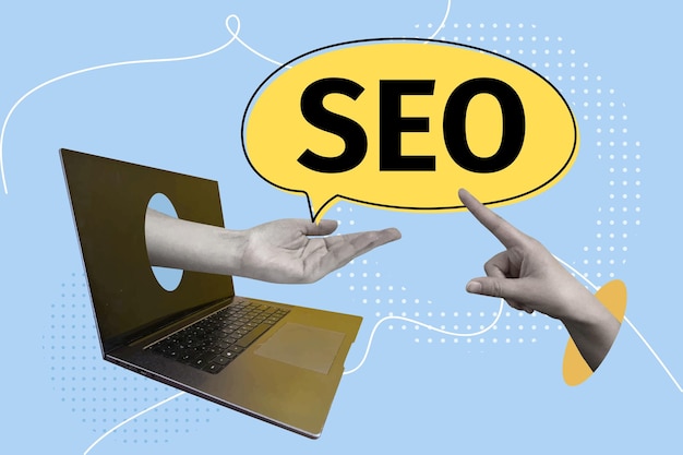 seo collage work analytics banner for work work optimization search engine optimization minima