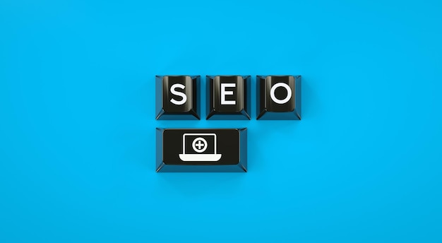 SEO-toetsenbordconcept.