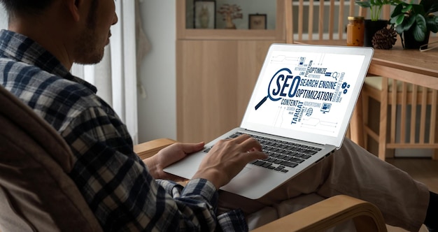 SEO-zoekmachineoptimalisatie voor moderne e-commerce en online detailhandel