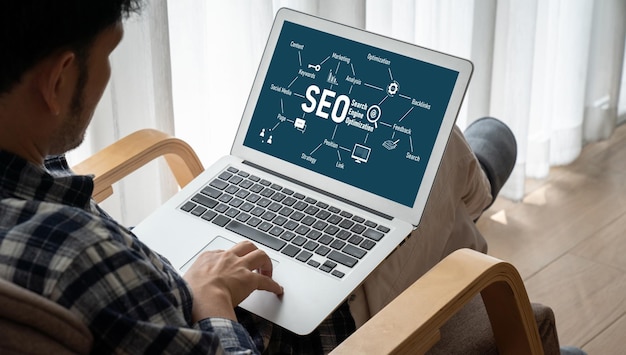 SEO-zoekmachineoptimalisatie voor moderne e-commerce en online detailhandel