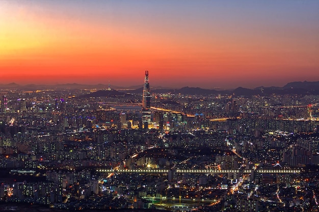 Seoul City Skyline