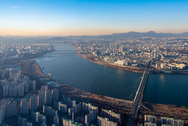 Seoul City Skyline