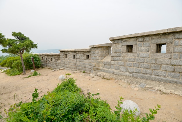 Seoul fortress on naksan mountain