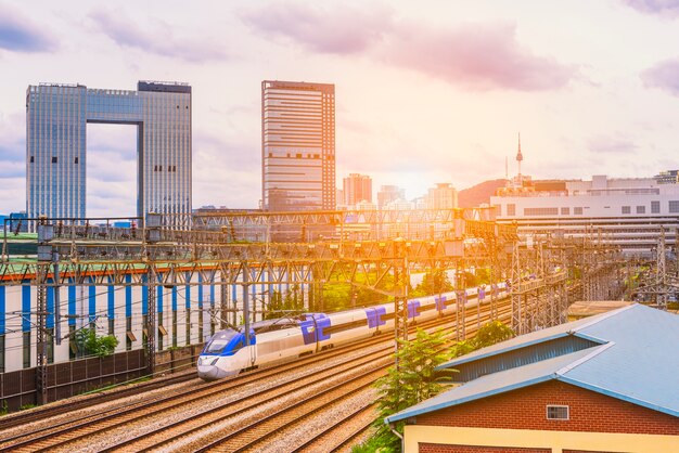 Seoul Subway,train traffic in Seoul City