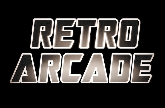 Sepia retro arcade tekst afbeelding achtergrond
