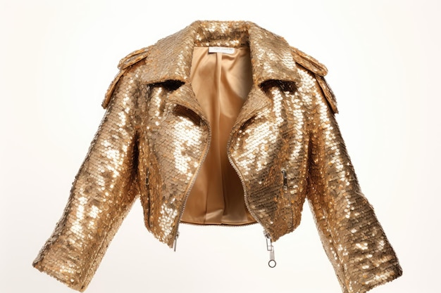 Sequin Jacket by Miu Miu Isolated On White Background