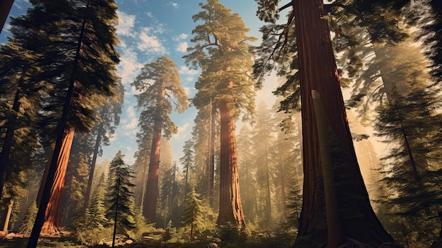sequoia nationaal park sequoiabomen