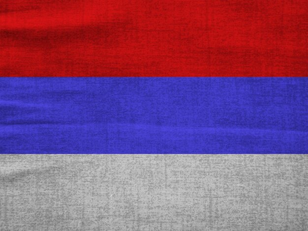 Photo serbian flag