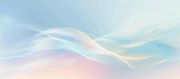 写真 静かな抽象的なパステル波の背景デザイン