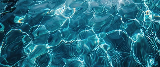 Serene Aquamarine Ripples The Essence of Purity Generative AI