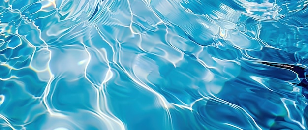 Serene Aquamarine Ripples The Essence of Purity Generative AI