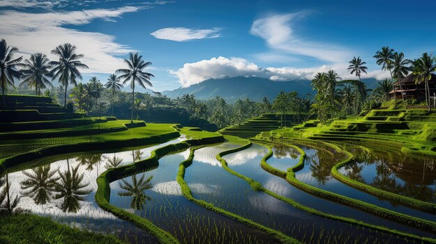 写真 バリのライステラス (balinese rice terrace) について