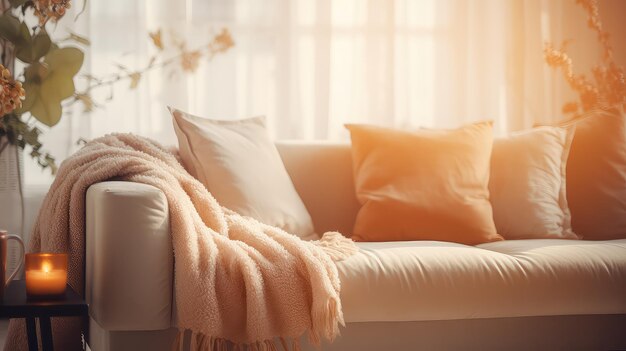 Serene blur home background