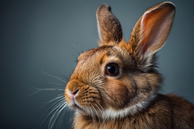 Serene Bunny in the Grass