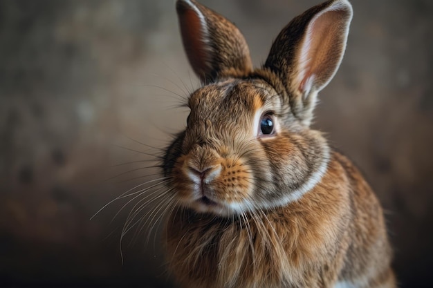 Serene Bunny in the Grass